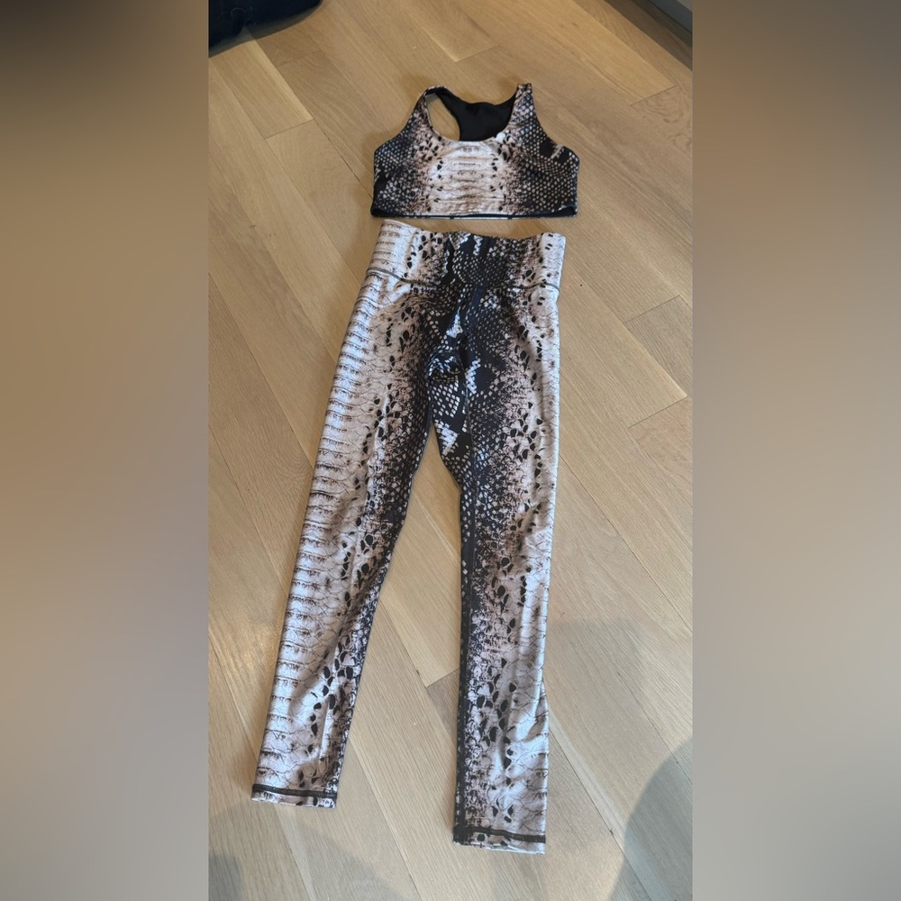 Patterned Terez workout set